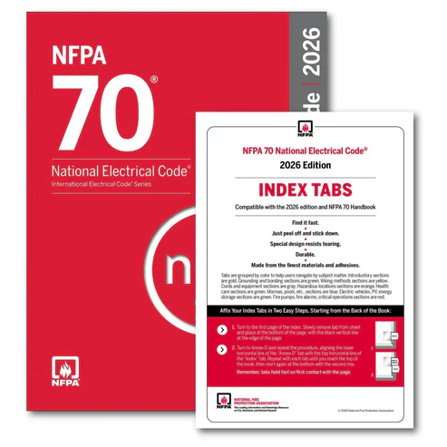 NFPA 70 2026 National Electrical Code, ISBN: 978-1455932207