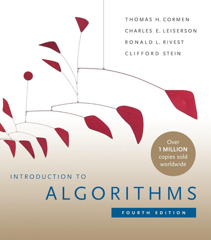 Introduction to Algorithms, fourth edition 4th Edition, ISBN- 978-0262046305